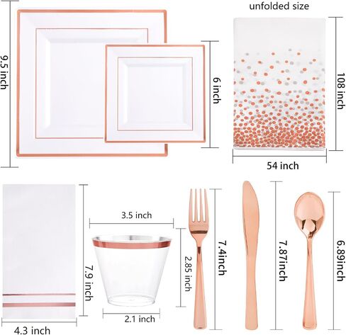 Festiva 176Pcs Thanksgiving Plastic Plates - Heavy Duty Thanksgiving Plates - Thanksgiving Disposable Dinnerware Set include 50 Plates,75 Silverware, 25 Cups, 25 Pumpkins Napkins, 1Tablecloth in Saudi Arabia