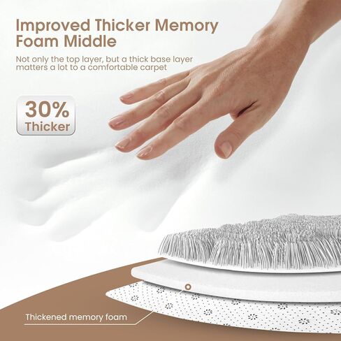 سجادة منطقة أشعث رقيق، سجاد حديث مقاس 4.6x6.5FT لغرفة النوم، سجادة أرضية غير قابلة للانزلاق لغرفة المعيشة، سجاد منطقة قطيفة ناعمة للنوم والحضانة وغرفة الدراسة وغرفة الملابس مصبوغة باللون الرمادي الفاتح in Kuwait