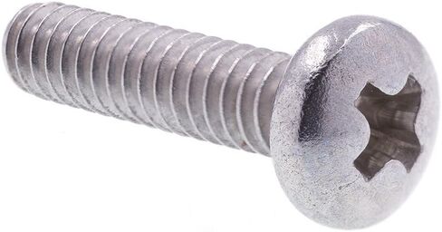 براغي الماكينة Prime-Line 9126556، رأس المقلاة، محرك فيليبس، #4-40 × 1/2 بوصة، الصف 18-8 (25 حزمة) in Saudi Arabia