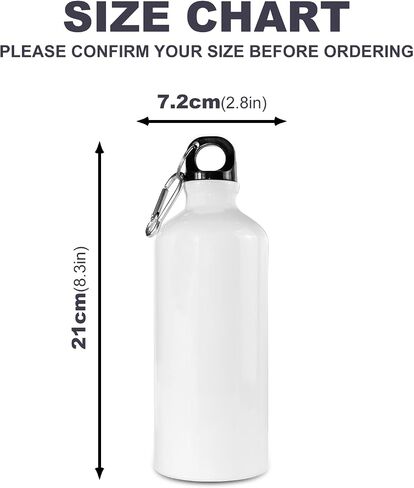 12 Pack 20oz Sublimation Blanks Aluminum Water Bottle Heat Press Sport Water Bottle with Carabiner and Twist Cap in Saudi Arabia