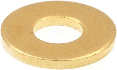 Prime-Line 9079571 Flat Washers, SAE, #6 X 5/16 In. OD, Solid Brass (100 Pack) in Kuwait