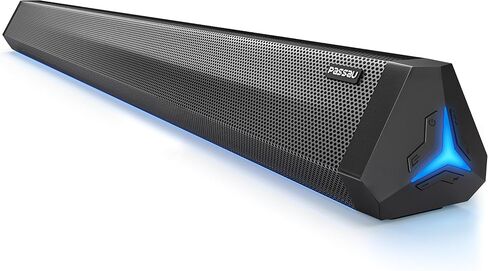 شريط صوت Passau مقاس 35 بوصة لمكبر صوت التلفزيون الذكي مع اتصال Bluetooth 5.3 OPT/USB/AUX، وشاشة LED، و3 أشرطة صوت للتلفزيون في وضع DSP للمسرح المنزلي وجهاز عرض ألعاب الكمبيوتر الشخصي in Saudi Arabia