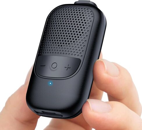 Temdan Wearable Bluetooth Speaker, Clip-On Portable Speaker with Built-in Mics for Hands-Free Music and Calls, Up to 10 Hours Battery Life,Waterproof Outdoor Speaker for Working, Hiking, Running in Saudi Arabia