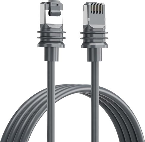 كابل FONKEN القياسي الذي تم تشغيله من Starlink Gen 3 بطول 150FT/46M، كابل Starlink Gen 3 بديل قياسي V3 كابل مقاوم للماء Starlink Ethernet Cable Gen 3 - رمادي in Kuwait