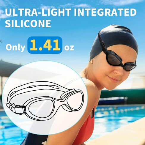 iGym Swimming Goggles Swim Pool Goggles Anti Fog Anti UV No Leakage Clear Vision for Men Women Adults Teenagers in Saudi Arabia