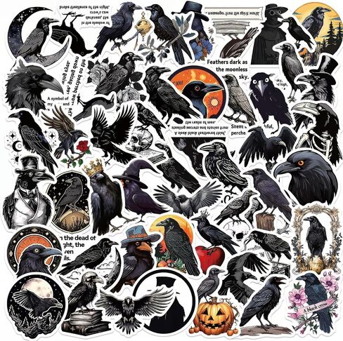 50 PC Sugar Skull Vinyl Stickers Pack, Laptop Skull Decals Decorations for Water Bottle Luggage Computer Skateboard Guitar Motorcycle Bike Nature Stickers Teens Girls Kids Adults in Saudi Arabia