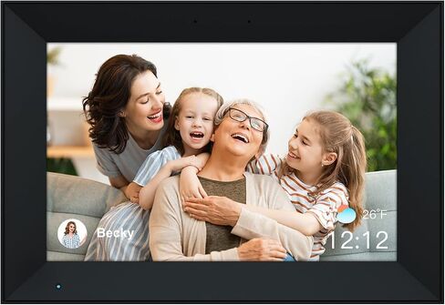 32GB Digital Picture Frame Hyjoy WiFi Digital Photo Frame 15.6 Inch with IPS FHD Touch Screen, Auto-Rotate Function, Easy Setup to Share Photos or Videos from Anywhere via AiMOR App in Saudi Arabia