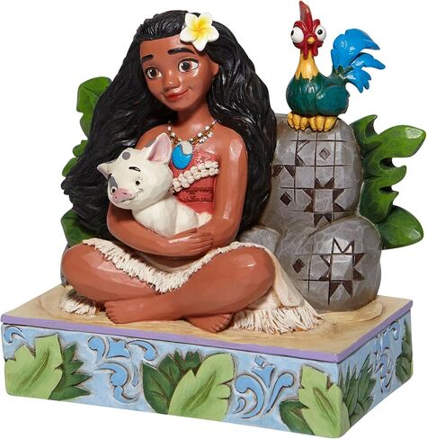 Enesco Disney Traditions من Jim Shore Moana مع تمثال Pua وHEI HEI، 5.25 بوصة، متعدد الألوان in Saudi Arabia