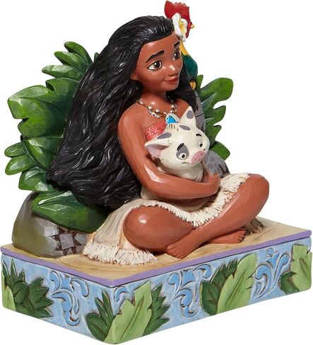 Enesco Disney Traditions من Jim Shore Moana مع تمثال Pua وHEI HEI، 5.25 بوصة، متعدد الألوان in Saudi Arabia