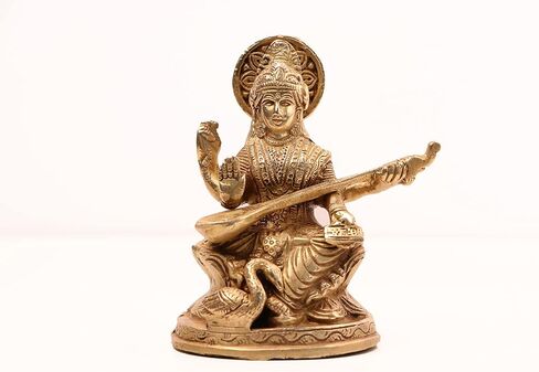 cosynee Statue Goddess Idol Hindu Religious Art Brass 5 Inch (Goddess Durga) in Kuwait