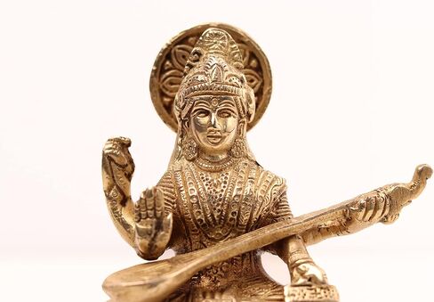 cosynee Statue Goddess Idol Hindu Religious Art Brass 5 Inch (Goddess Durga) in Kuwait