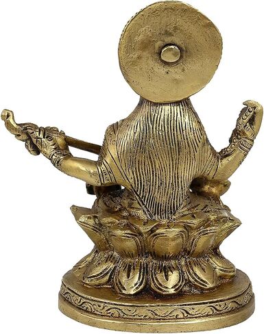 cosynee Statue Goddess Idol Hindu Religious Art Brass 5 Inch (Goddess Durga) in Kuwait