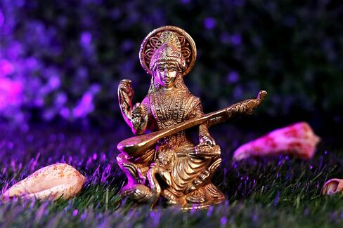 cosynee Statue Goddess Idol Hindu Religious Art Brass 5 Inch (Goddess Durga) in Kuwait