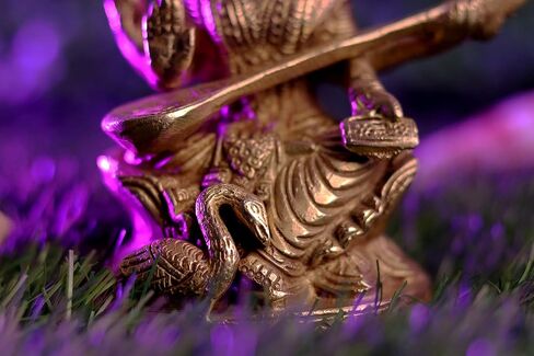 cosynee Statue Goddess Idol Hindu Religious Art Brass 5 Inch (Goddess Durga) in Kuwait