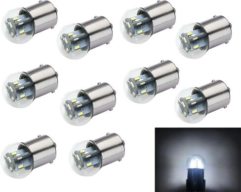 Aero-Lites #89#67#1155 لمبة LED مصغرة ممتازة بديلة مباشرة | الجهد: 12 فولت تيار متردد/تيار مستمر | قاعدة اللمبة: BA15S | بديل لـ #67، 69، 89، 9421777، 98، 1247، 441067-1، 97، 631، 89LL in Saudi Arabia
