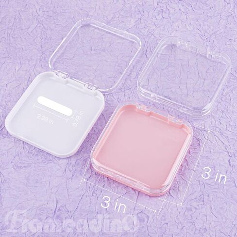 Framendino, 12 Pack Press on Nail Storage Box with Adhesive Double Sided Tape Acrylic Nail Display Organizer Box in Saudi Arabia