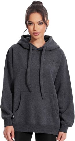 Kniffi Hoodies for Women Warm Fleece Hooded Sweatshirt Casual Winter Pullover Tops in Saudi Arabia