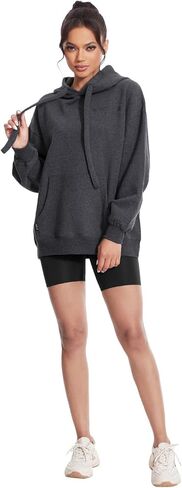 Kniffi Hoodies for Women Warm Fleece Hooded Sweatshirt Casual Winter Pullover Tops in Saudi Arabia