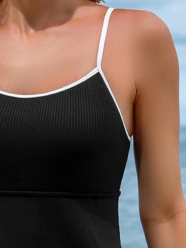 One Piece Swimsuit for Women Tummy Control Bathing Suits Women's Swim Dress Skirt Swimwear in Saudi Arabia