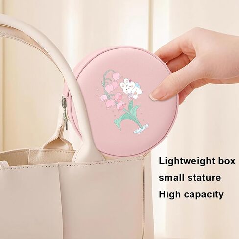 MAYCARI Jewelry Box with Cute Gold Stars Pattern Design, PU Leather Jewelry Travel Organizer Case-Rings/Earrings/Necklace Storage Box for Women Birthday Mom Friends Her Bridesmaids Girls s in Saudi Arabia