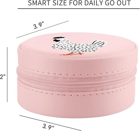 MAYCARI Jewelry Box with Cute Gold Stars Pattern Design, PU Leather Jewelry Travel Organizer Case-Rings/Earrings/Necklace Storage Box for Women Birthday Mom Friends Her Bridesmaids Girls s in Saudi Arabia