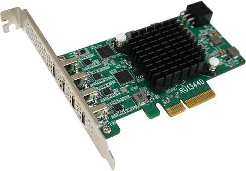 بطاقة تحكم هاي بوينت تكنولوجيز 4 منافذ USB-A 3.2 بسرعة 10 جيجابايت/ثانية RocketU 1344A in Kuwait