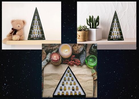 Witchcraft Supplies Kit of Crystals and Healing Stones - 26 Pack Wiccan Supplies : 21 Mini Crystal Bottles for Witchy Gift with High Energy Chakra Crystals Spell Jars + 5 Crystal Grids in Saudi Arabia