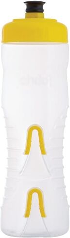 Fabric Cageless Water Bottle, 750ml, Clear/Black in Saudi Arabia