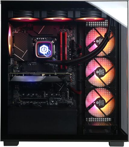 كمبيوتر ألعاب CyberPowerPC Gamer Xtreme VR، Intel Core i9-14900KF 3.2 جيجا هرتز، GeForce RTX 4070 Super 12 جيجا، 16 جيجا DDR5، 1 تيرابايت PCIe Gen4 SSD، جاهز للواي فاي ونظام التشغيل Windows 11 Home (GXiVR8080A37) in Kuwait