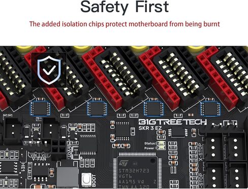 BIGTREETECH SKR V1.4 Motherboard, 32 Bit DIY 3D Printer Control Board, Support Marlin/Klipper, Compatible with TMC2208/TMC5160/EZ2209 and TFT35 E3/ TFT70/ Mini12864 Touch Screen in Saudi Arabia