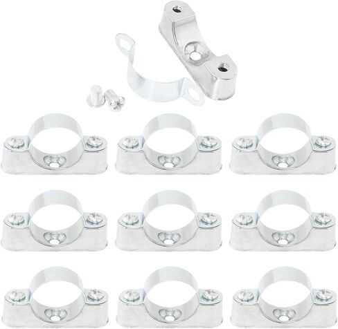 10 قطعة 25 مللي متر سبائك الألومنيوم قناة شماعات كابل المشبك الأنابيب دعم قوس المشبك الأنابيب دعم قوس المشبك المستخدمة لكابل الأنابيب المشابك in Kuwait