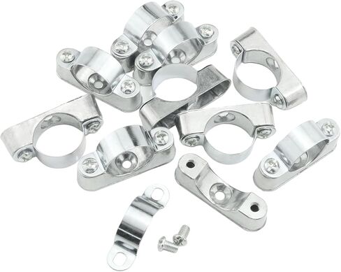 10 قطعة 25 مللي متر سبائك الألومنيوم قناة شماعات كابل المشبك الأنابيب دعم قوس المشبك الأنابيب دعم قوس المشبك المستخدمة لكابل الأنابيب المشابك in Kuwait