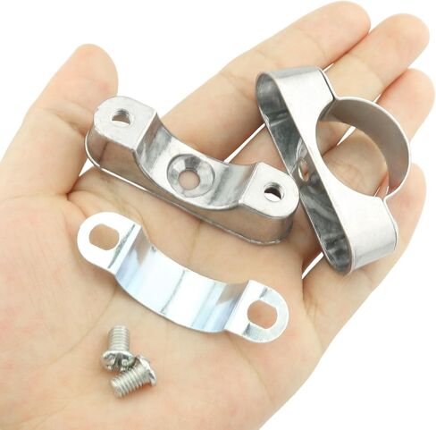 10 قطعة 25 مللي متر سبائك الألومنيوم قناة شماعات كابل المشبك الأنابيب دعم قوس المشبك الأنابيب دعم قوس المشبك المستخدمة لكابل الأنابيب المشابك in Kuwait