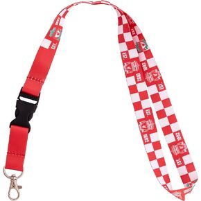 Desert Cactus Liverpool FC Lanyard English Anfield Football Soccer Car Keys ID Badge Holder Keychain Detachable Breakaway Snap Buckle (Lanyard A)