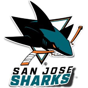 Desert Cactus San Jose Sharks Sticker NHL Team National Hockey League Vinyl Decal Laptop Water Bottle Car Scrapbook (Individual B)