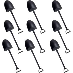 100 Pcs Plastic Ice Cream Spoons Mini Dessert Shovels Pudding Yogurt Spoons Shovel Shape Spoons for Potted Cake