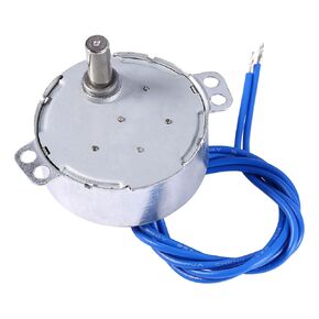 5-6 Rpmsynchronous Motor, Turntable Synchronous Synchron Motor 50/60Hz Frequency AC 100-127V Geared Motor CW/CCW 4W (5-6RPM)