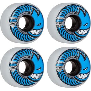 SPITFIRE 80HD CHARGER WHEELS 56mm CONICAL FULL CLEAR/BLUE (SET OF 4)