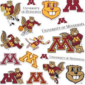 Desert Cactus University of Minnesota Stickers Vinyl Decal Laptop Water Bottle Car Scrapbook (Type A)