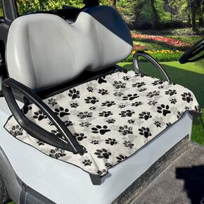 Golf Cart Seat Cover Golf Cart Accessories Golf Cart Seat Towel Blanket Easy to Clean and Install Machine Washable