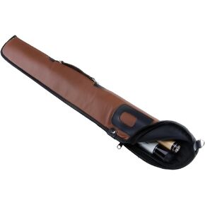 Billiard Pool Stick Bag,1 X 1 PU Pool Cue Cases,Soft 2-Piece Pool Stick Case, Pool Table Accessories（Available in 2 Colors）