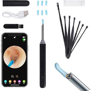 Ear Wax Removal with Camera, Ear Inspection System Wireless Earwax Removal Tool with Camera for Smart Devices