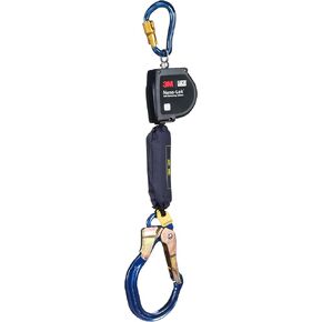3M DBI-SALA Nano-Lok XL Self-Retracting Lifeline, Aluminum Carabiner 3100605, Web, Aluminum Rebar Lock Hook, 9 ft, Class 1 ANSI