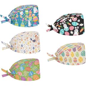 قبعات عمل قابلة للتعديل من Coloranimal 5 قطع مع عصابات رأس للنساء والرجال مقاس واحد in Kuwait
