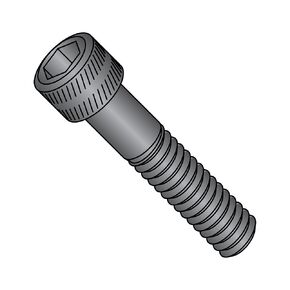 Small Parts M4012CSP Black Oxide Alloy Steel Socket Head Cap Screw, Hex Socket Drive, M4-0.7 Thread Size, 12 mm Length, Fully Threaded, US Made (Pack of 100)