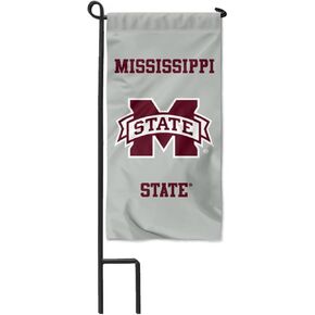 College Flags & Banners Co. Mississippi State Bulldogs Mini Garden and Flower Pot Flag Topper