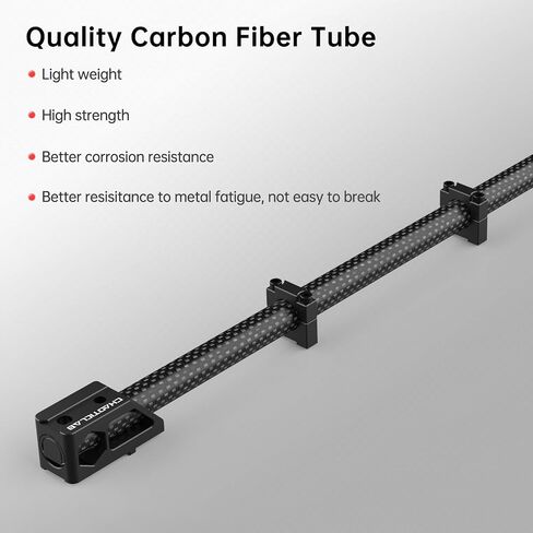 Voron 2.4 R2 Carbon Fiber Tube Kit for Y-Axis, Voron 2.4 Extrusion Frame Upgrade, CNC Machining, Voron 2.4 350MM 3D Printer Y-Gantry Upgrade, Lightweight High-Precision in Saudi Arabia