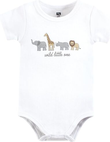 Hudson Baby Unisex Baby Bodysuit, Short and Sock, Butterfly Floral Daddy, 9-12 Months in Saudi Arabia