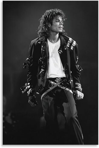 SZEKDUIT Singer Michael Jackson (1) Canvas Poster Bedroom Decor Landscape Office Room Decor Gift 12x18inch(30x45cm), Unframe-style in Saudi Arabia