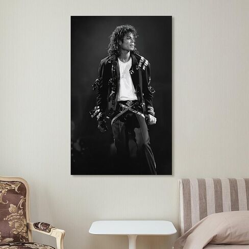 SZEKDUIT Singer Michael Jackson (1) Canvas Poster Bedroom Decor Landscape Office Room Decor Gift 12x18inch(30x45cm), Unframe-style in Saudi Arabia